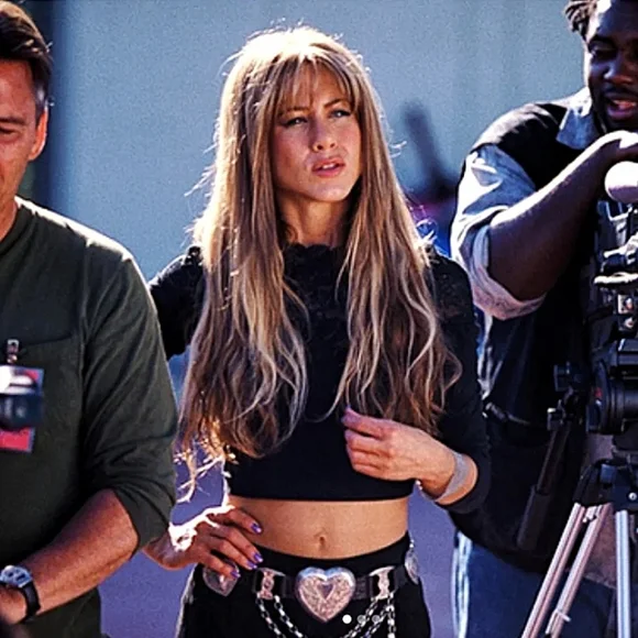 RARE Vintage Cache Streets Ahead Mia Heart Chain Leather Croc Belt - Picture 1 of 11